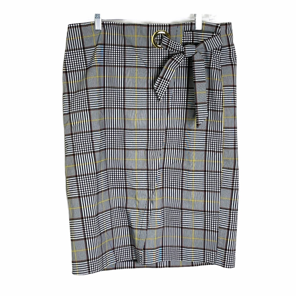 JM Sportswear/ est 1946 plaid stretch skirt